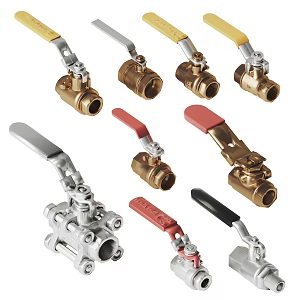 Modern Valves 3d model