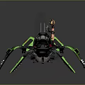 Green High Speed Racing Vehicle With NVIDIA RYZEN And Deadpool Livery Design