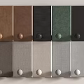 Other Decorative Panels With Various Colors Textures And Round Knobs