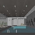 Modern Swimming Pool 3d model