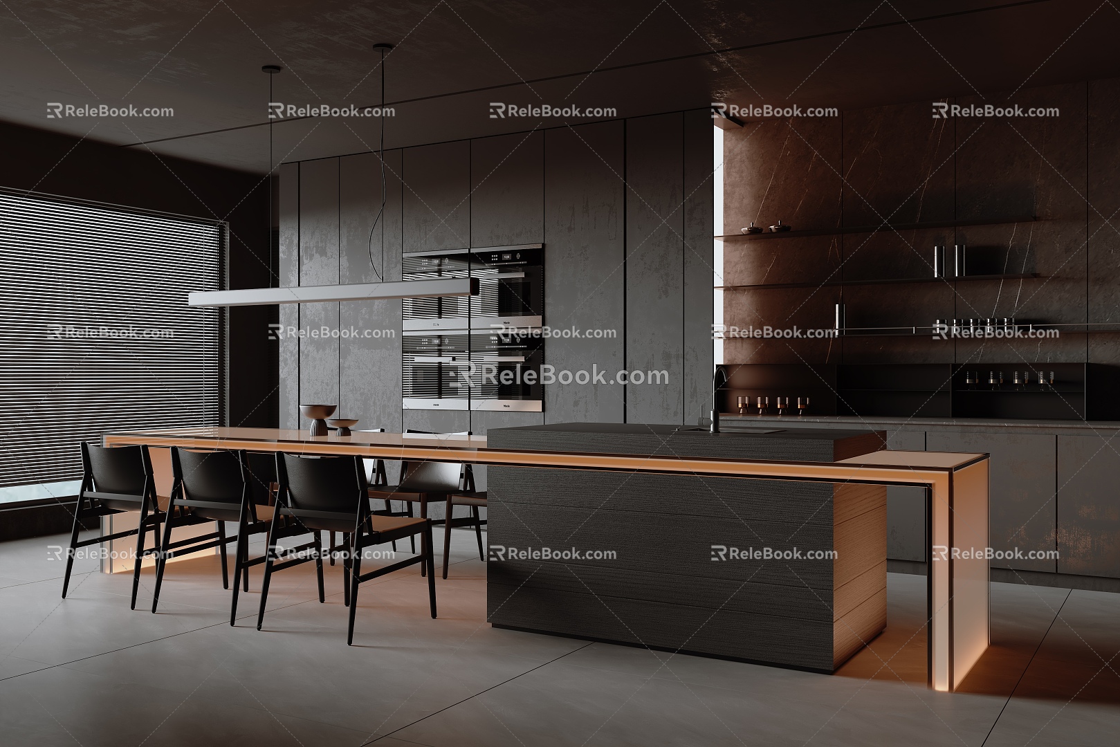 Modern Restaurant 3d model