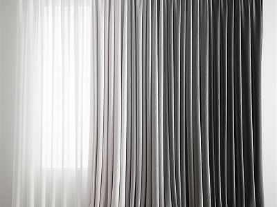 Modern Curtain Fabric Curtain model