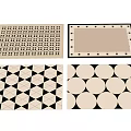 Middle Style Carpet 3d model