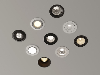 Spotlight Modern Downlight Spotlight 3d model