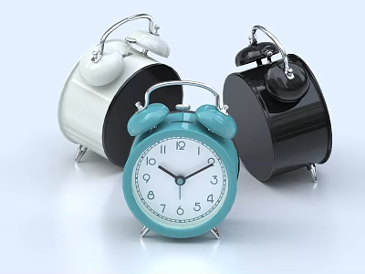 Alarm clock clock ornaments 3d model