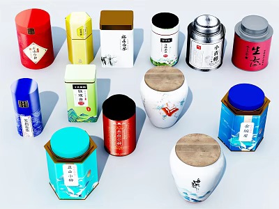 Modern Tea Jar Tea Jar 3d model