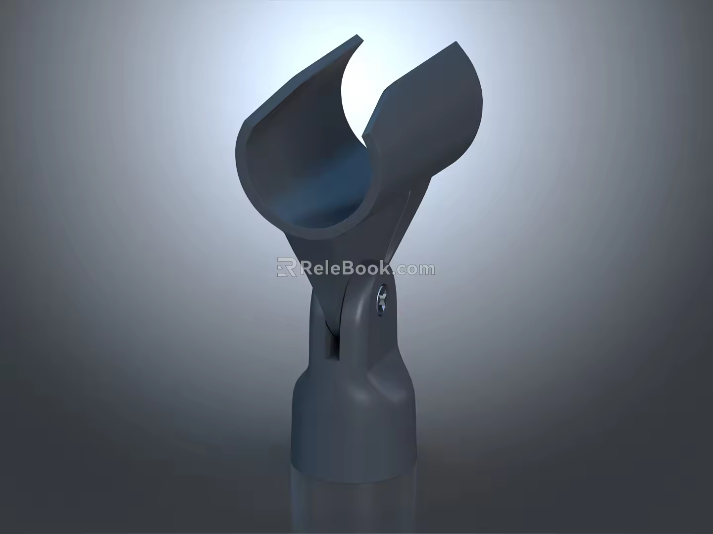 Modern bracket clip Mike rack nozzle clip 3d model