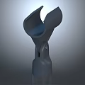 Modern bracket clip Mike rack nozzle clip 3d model