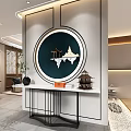 Modern Tea House Exterior And Interior Design With Greenery And Tea Area