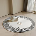 Round carpet 3d model