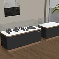 Modern Display Cabinet Glass Display Cabinet 3d model