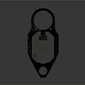 Tactical Military Knife Design With Serrated Blade And Green Textured Handle