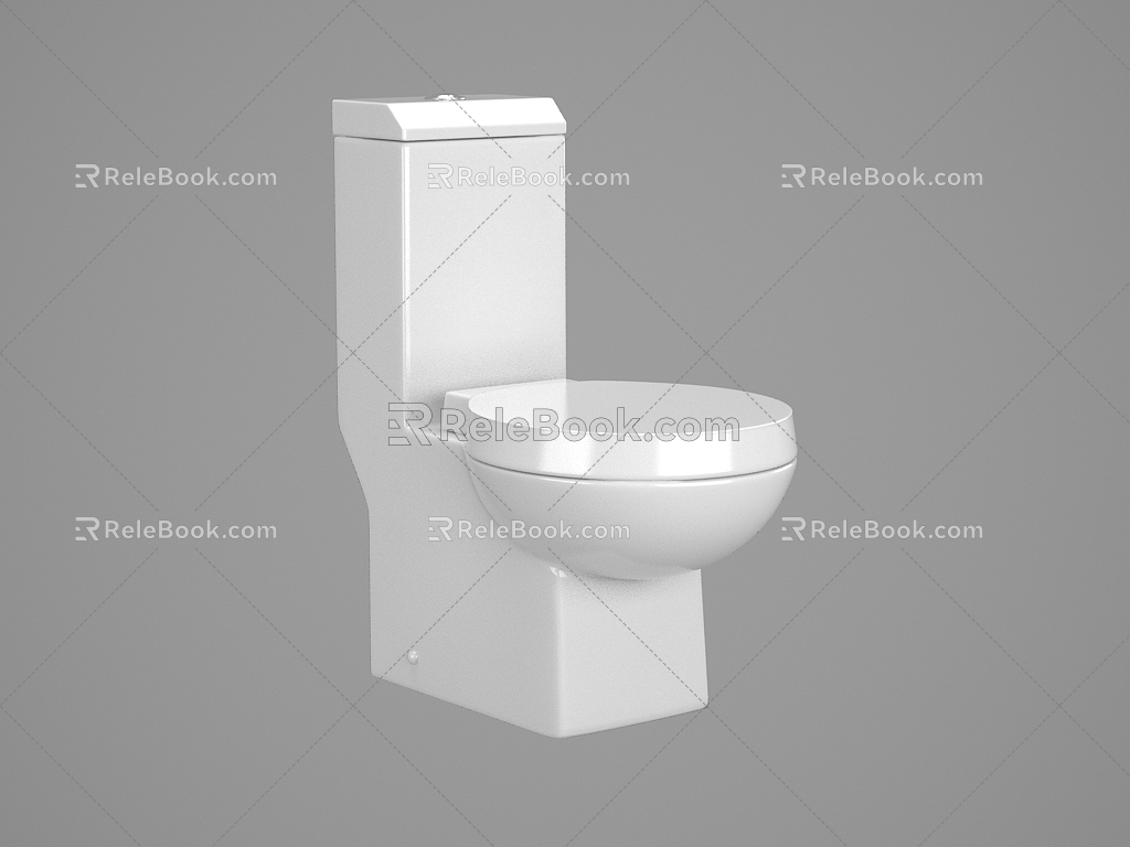 Modern toilet 3d model