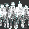 Multiple Men Wearing Different Military Uniforms And Tactical Combat Gear