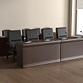 Modern Conference Table Meeting Table and Chair Bar Table and Chair Training Table and Chair Long Table and Chair 3d model