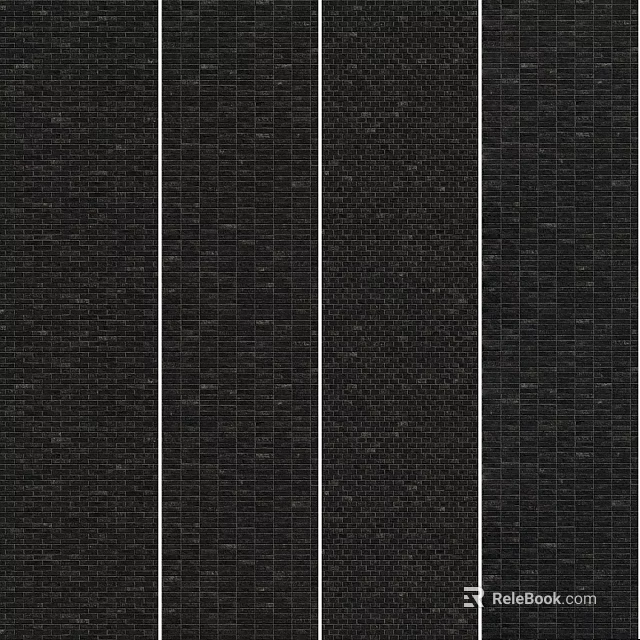 High Quality Black Grid Texture Multiple Dark Seamless Abstract Patterns 3d model 