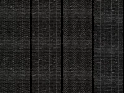 High Quality Black Grid Texture Multiple Dark Seamless Abstract Patterns 3d model