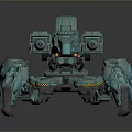 Robot Spider Robot Mecha Spider Science Fiction Spider Mechanical Spider Battery Spider Tower Defense 3d model