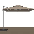 Beige Outdoor Umbrellas Featuring Cantilever And Standard Designs For Patio Sun Protection