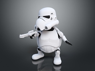 Modern Robot Empire Soldier Cartoon Soldier Star Wars Soldier 3d model