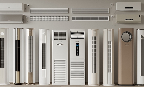 modern air conditioning 3d model