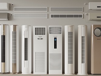 modern air conditioning 3d model