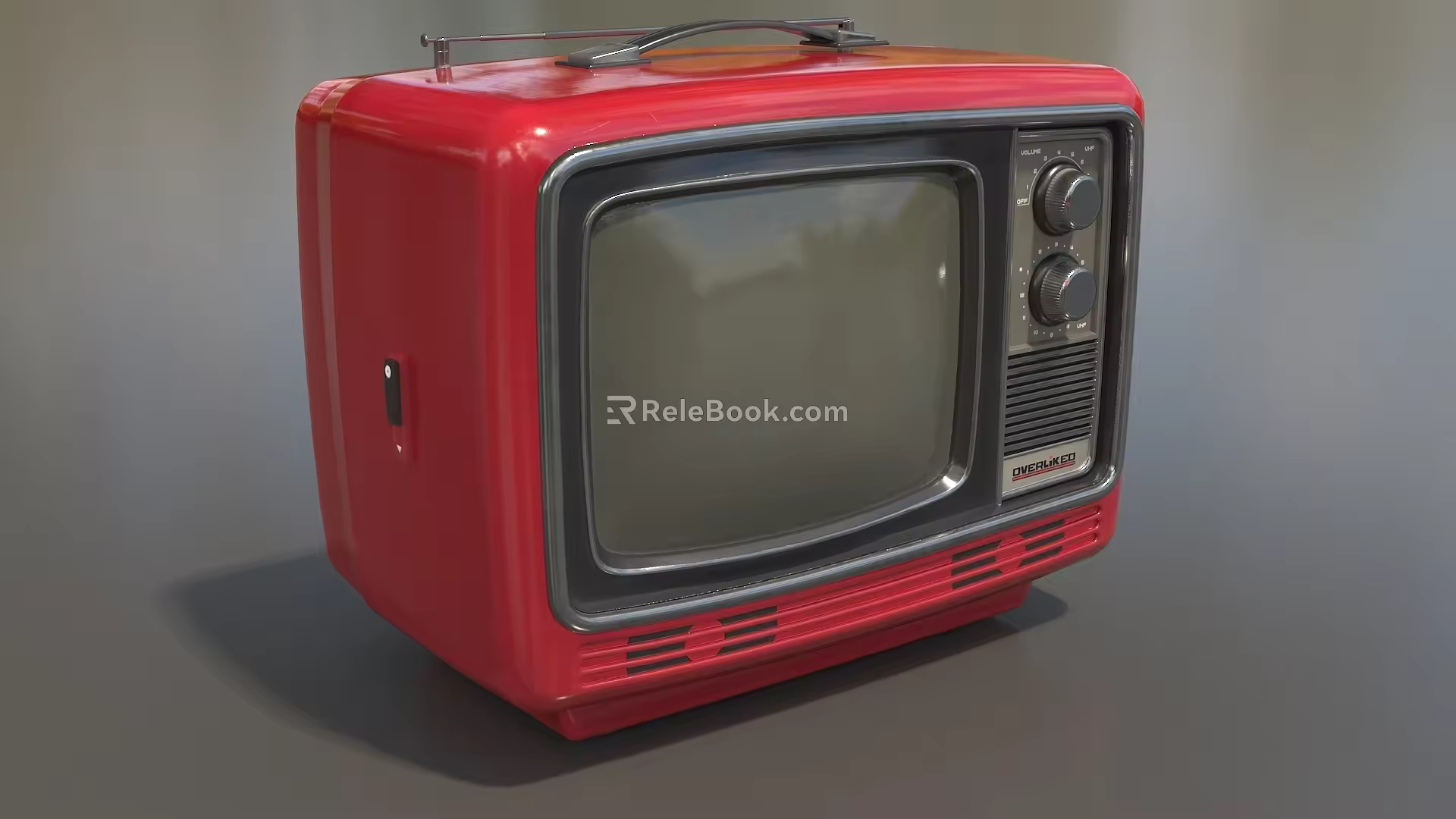 Old-fashioned TV Set Old TV Set Black and White TV Set Nineties TV Retro Low Face Number Low Model Simple Model Film and Television Level Super Realism 3d model