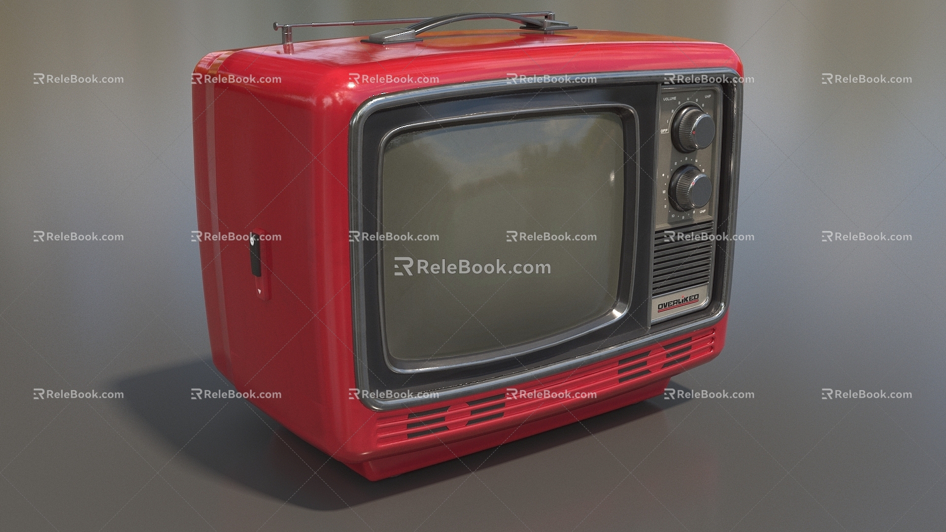 Old-fashioned TV Set Old TV Set Black and White TV Set Nineties TV Retro Low Face Number Low Model Simple Model Film and Television Level Super Realism 3d model