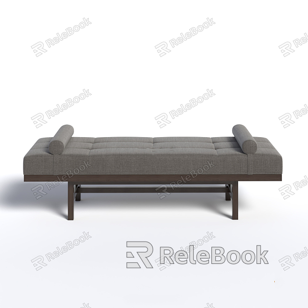 Modern Bed End Stool Simple Sofa Bench model