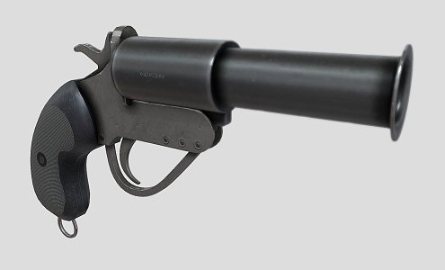 British flare gun 3d model