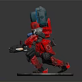INDUSTRIAL LOFT ROBOT MACHINE WARRIOR MACHINE WARRIOR BATTLE ROBOT 3d model