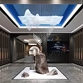 New Chinese-style Store 3d model