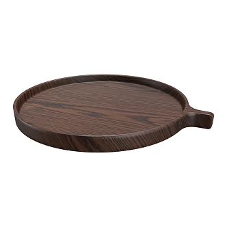 Nordic Walnut Plate 3d model