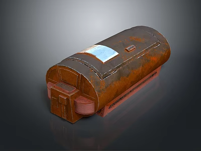 Sarcophagus Artifacts Ancient Wooden Coffin European Coffin Egyptian Coffin Pharaoh Coffin Lifestyle Supplies 3d model
