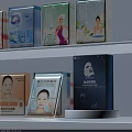 Diverse Cosmetic Facial Masks Collection with Different Packaging Designs and Skincare Styles