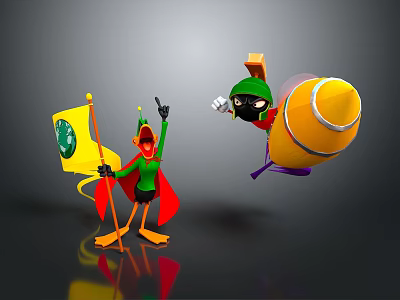 Commercial Equipment With Yellow Tools Green Design And Brand Flag Elements For Business Use 3d model