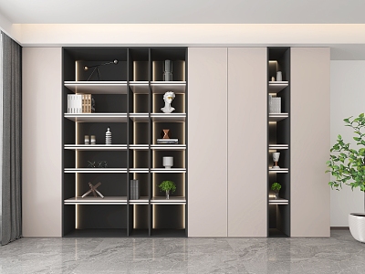 Bookcase combination model