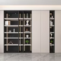 Bookcase combination 3d model
