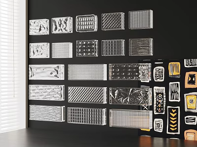 Modern Decorative Room Dividers With Diverse Patterns Textures And Stylish Designs 3d model