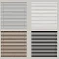 Window Blinds in Various Colors Perfect for Home Interior Design 3d model