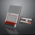 Vintage Electronic Cassette Tape Recorder With Grille Speaker And Classic Cassette