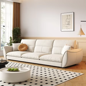 Sofa coffee table combination 3d model
