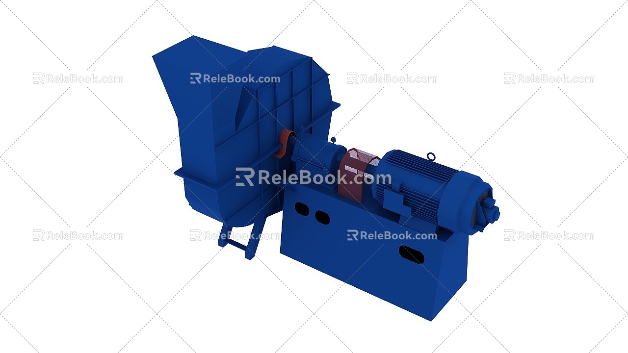 Fan l Dryer Fan l Industrial Equipment 3d model