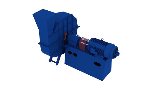 Fan l Dryer Fan l Industrial Equipment 3d model