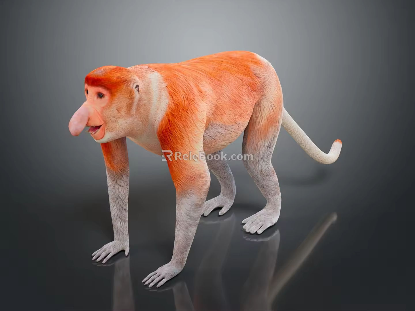 Monkey Cartoon Monkey Anime Monkey Stylized Monkey Fantasy Style Monkey Toy 3d model