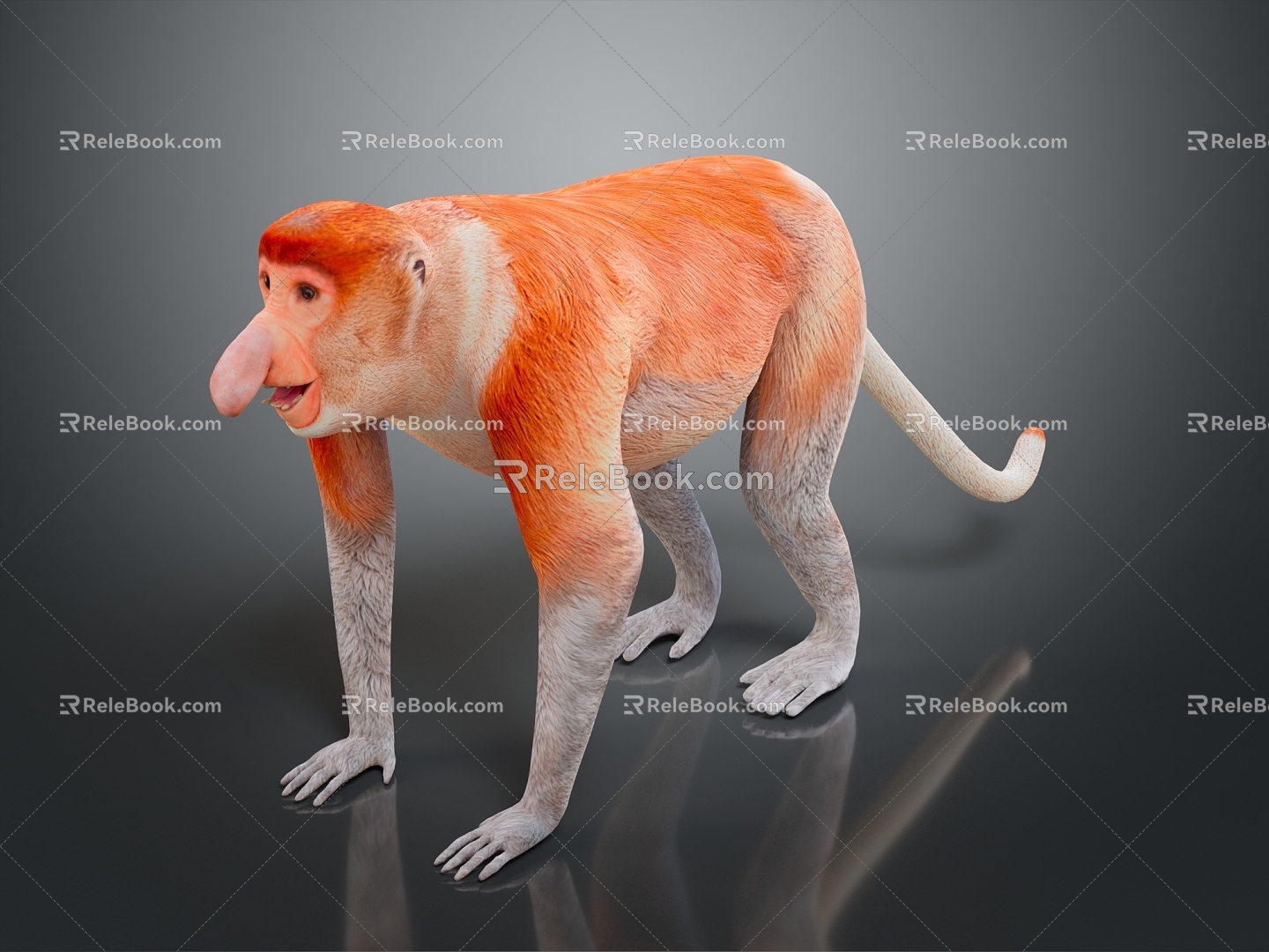 Monkey Monkey Cartoon Monkey Anime Monkey Stylized Monkey Fantasy Style Monkey Toy 3d model