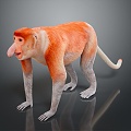 Monkey Monkey Cartoon Monkey Anime Monkey Stylized Monkey Fantasy Style Monkey Toy 3d model