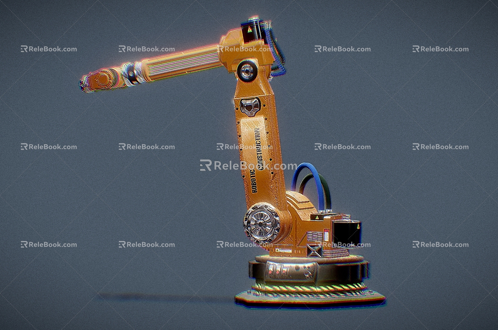 Industrial Equipment Modern Robot Arm Industrial Robot Arm Mechanical Arm 3d model