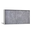Gray Textured Abstract Painting With White Frame On Neutral Wall 3d model