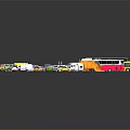 Colorful Miniature Toy Cars Collection With Various Models Different Vehicle Types And Designs